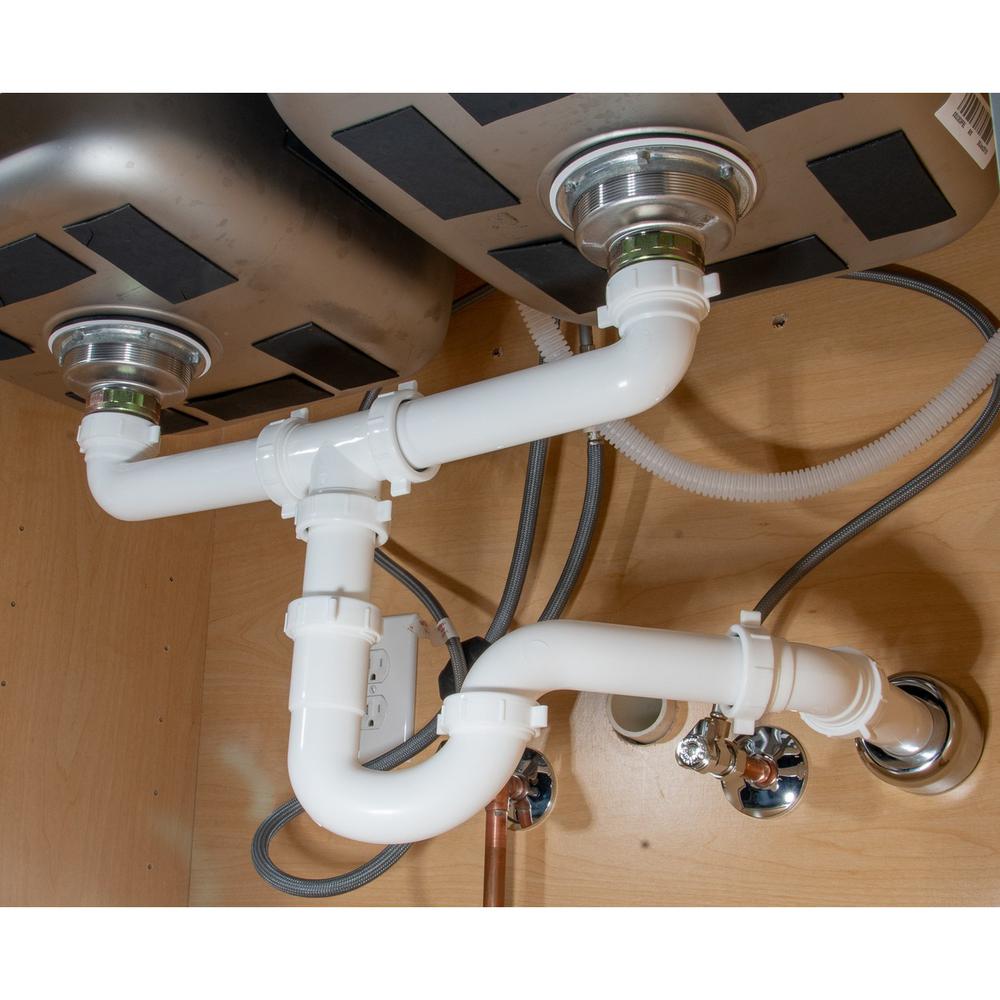 pvc kitchen sink drain plumbing        <h3 class=