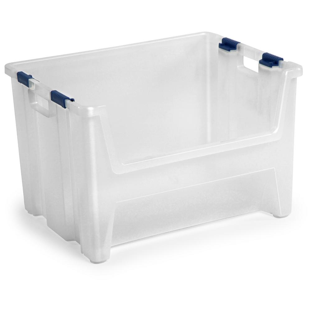 Taurus 13 Gal. Storage Bin in Clear7317CLR The Home Depot