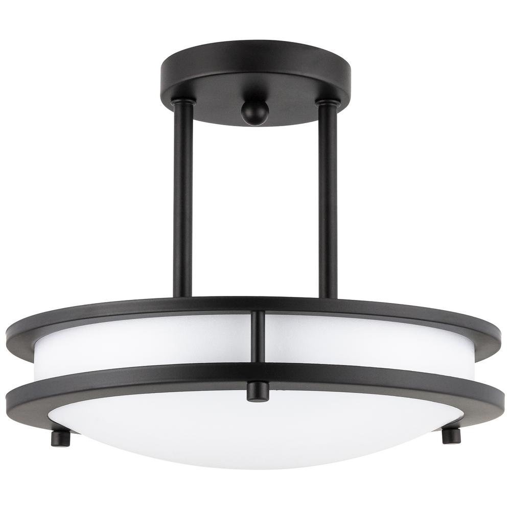 Sunlite 12 In 1 Light Bronze Led Energy Star Dimmable Semi Flush Led Energy Star Dimmable Semi Flush