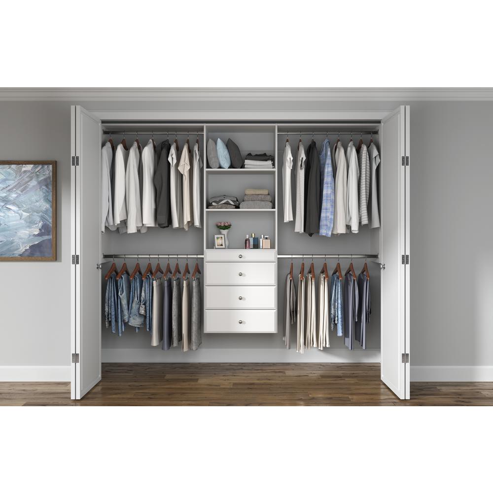 30 36 Wood Closet Systems Closet Systems The Home Depot