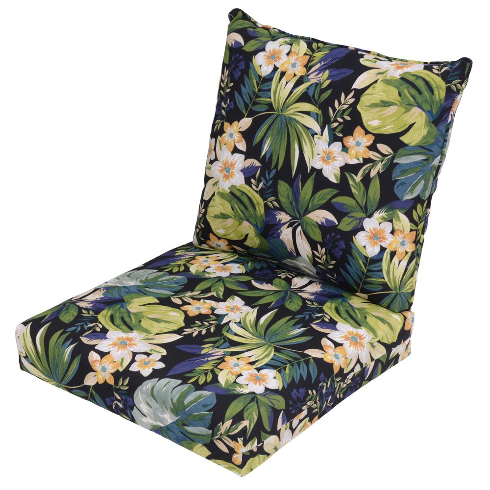 Caprice Tropical 2-piece Deep Seating Outdoor Lounge Chair Cushion-7292 