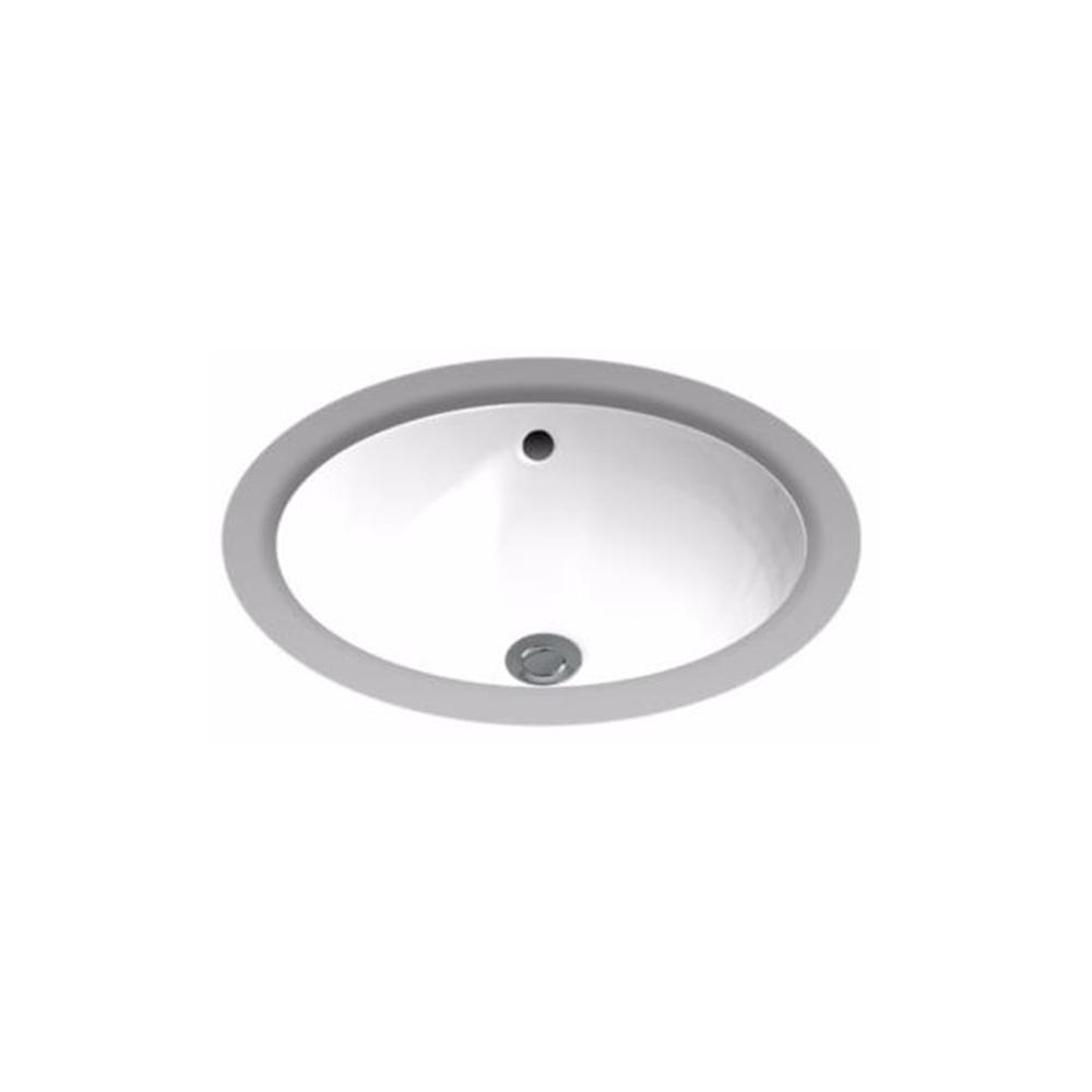 TOTO 16 in. Round Undermount Bathroom Sink with CeFiONtect in Cotton