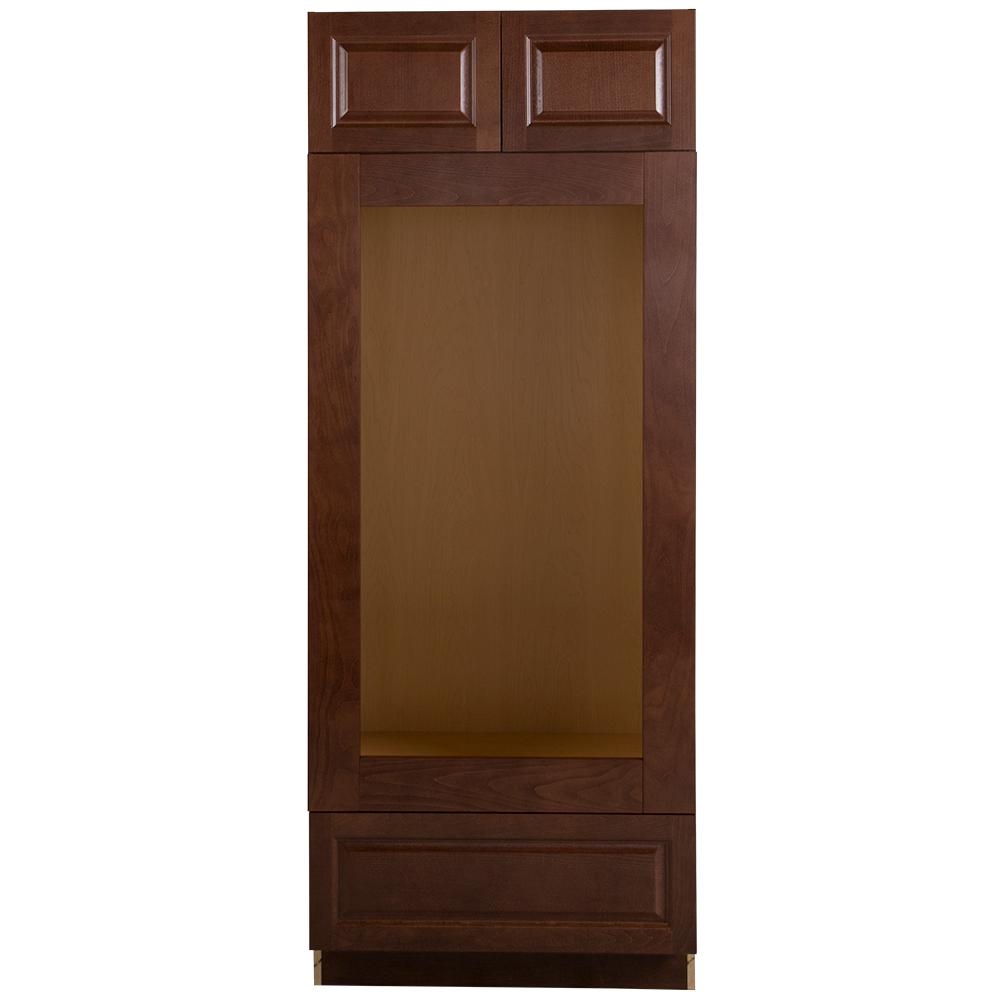 Hampton Bay Cambridge Shaker Assembled 33x96x24 5 In Base