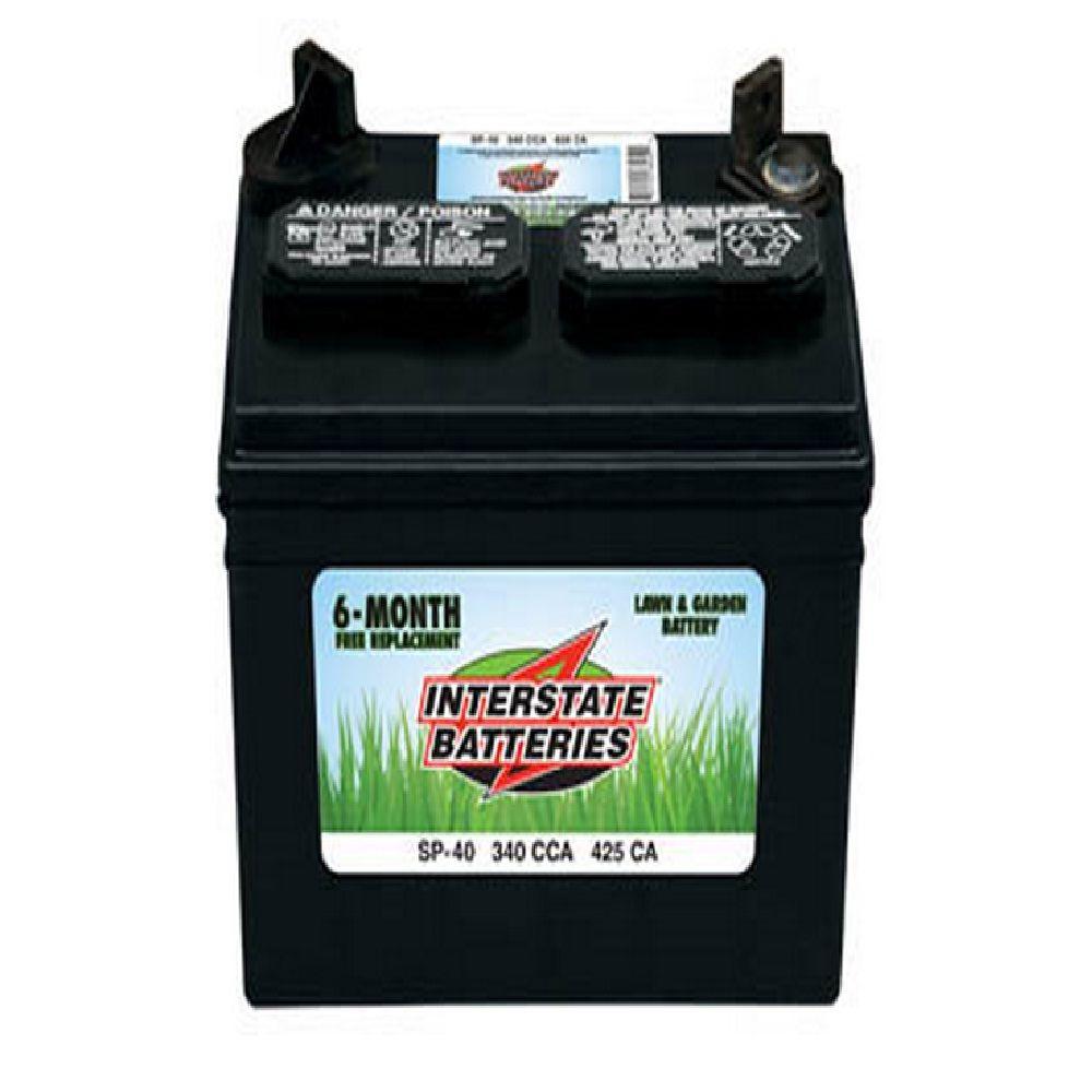 Interstate Battery 340 CCA Tractor Mower Battery-SP-40 - The Home Depot