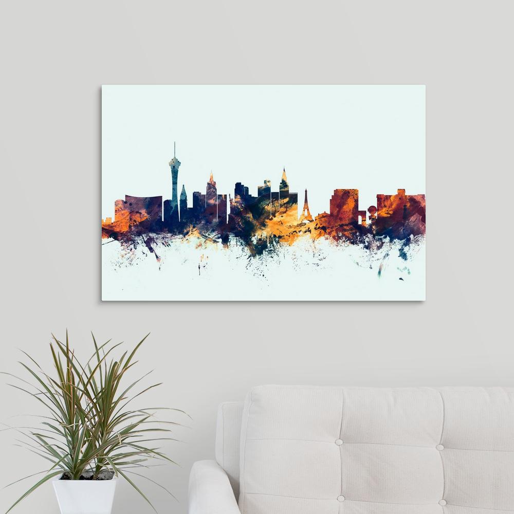 Greatbigcanvas Las Vegas Nevada Skyline By Michael Tompsett Canvas Wall Art 2448291 24 30x20 The Home Depot - Las Vegas Wall Art Greatbigcanvas Las Vegas Nevada Skyline By Michael Tompsett Canvas Wall Art 2448291 24 30x20 The Home Depot - Las Vegas Wall Art