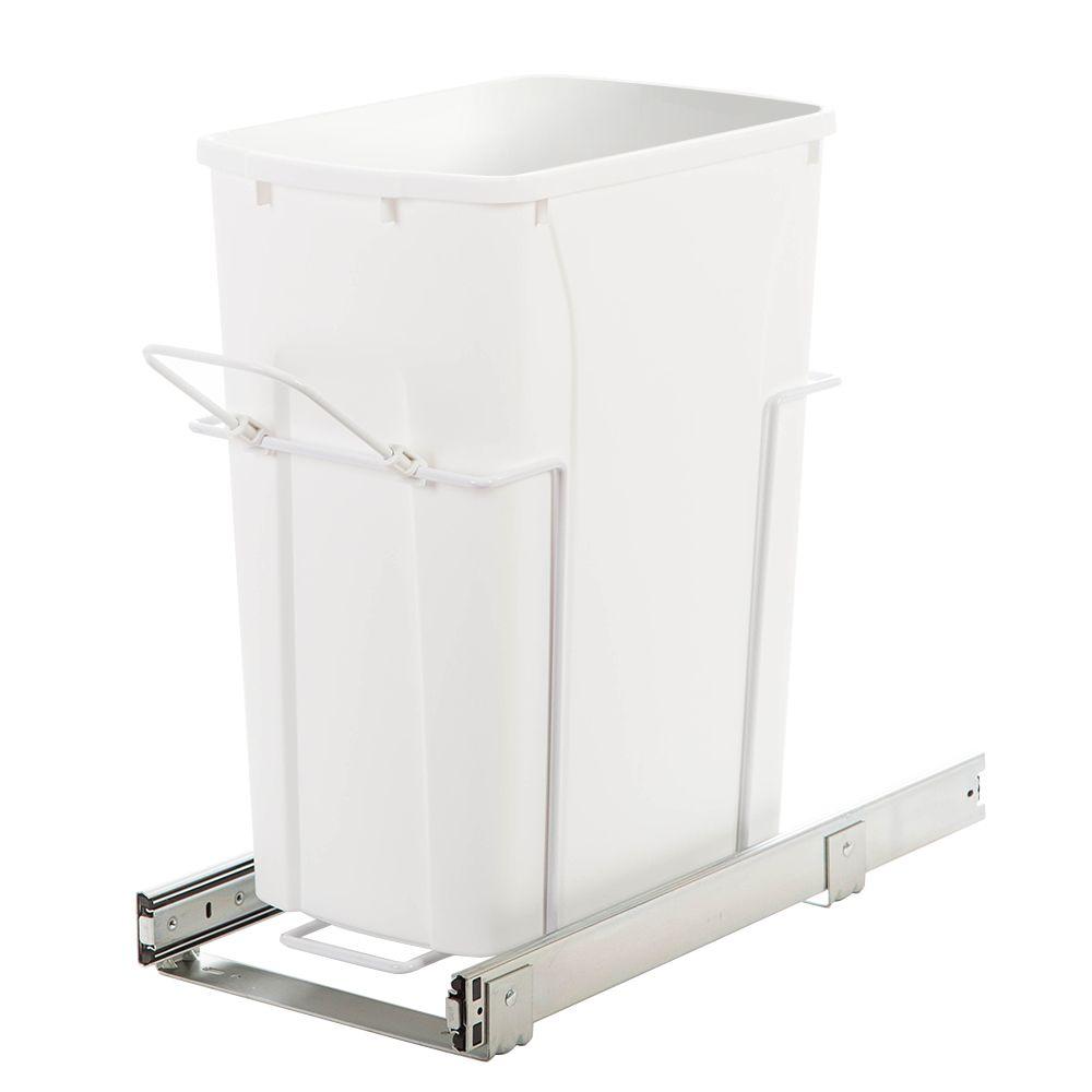 Knape & Vogt 9.38 in. x 20 in. x 18.75 in. In PullOut Bottom Mount Trash CanSBM101