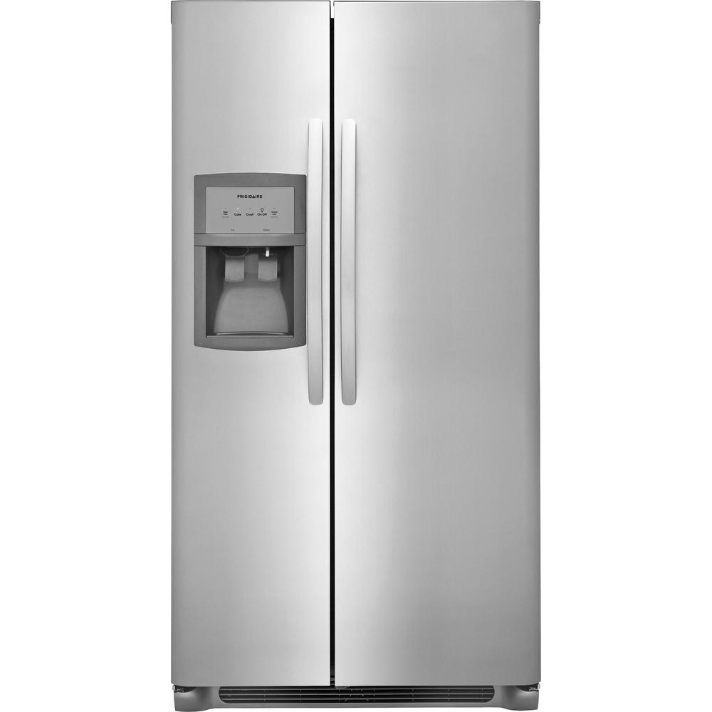 Kitchenaid 25 Cu Ft Built In Side By Side Refrigerator In