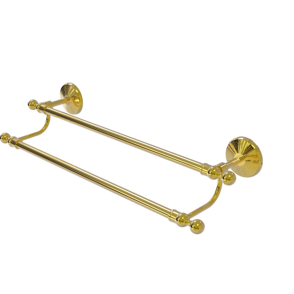 MOEN Kingsley 24 in. Double Towel Bar in Polished BrassYB5422PB The