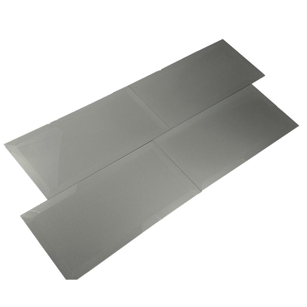 Gray 8x16 Tile Flooring The Home Depot Gray Field Rectangle 8 X 16 Glossy Gl L Stick Decorative Bathroom Wall
