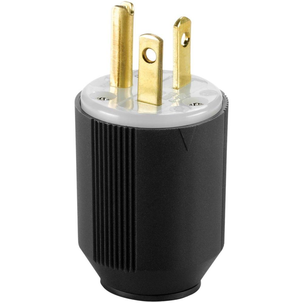 Eaton 20 Amp 250-Volt 6-20 AutoGrip Plug And Connector-5466N - The Home ...