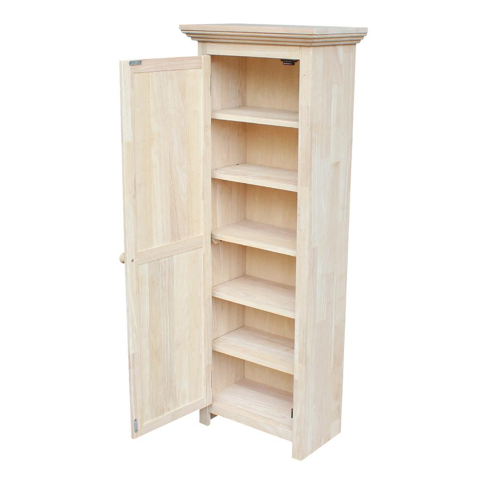 Unfinished Wood iStoragei iCabineti iTalli Classic Shelving Unit 