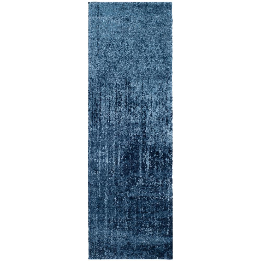 Safavieh Retro Light Blue 2 Ft 3 In X 15 Runner Rug Safavieh Retro Light Blue 2 Ft 3