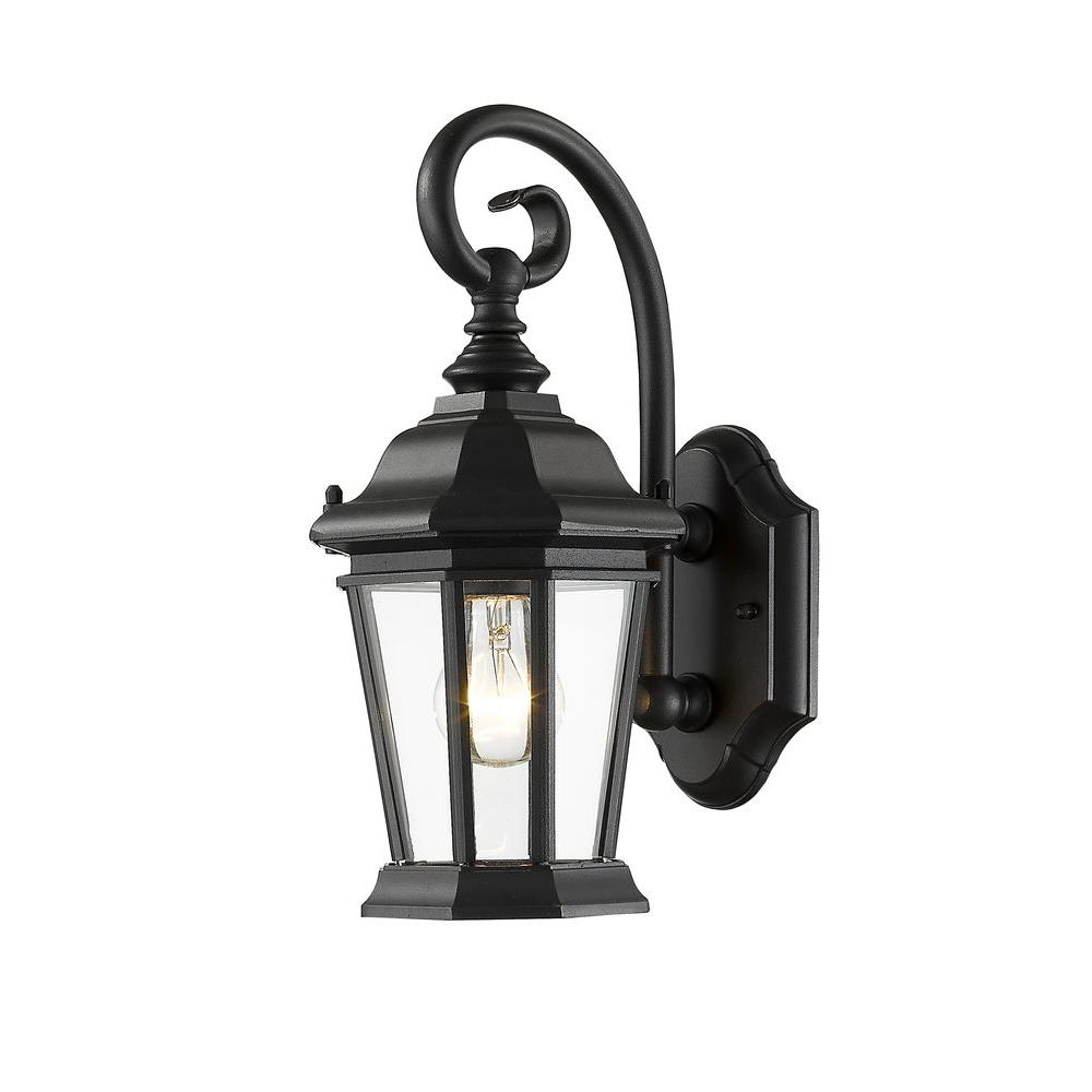 Filament Design Presley 1-Light Black Outdoor Sconce-CLI-JB045697 - The ...