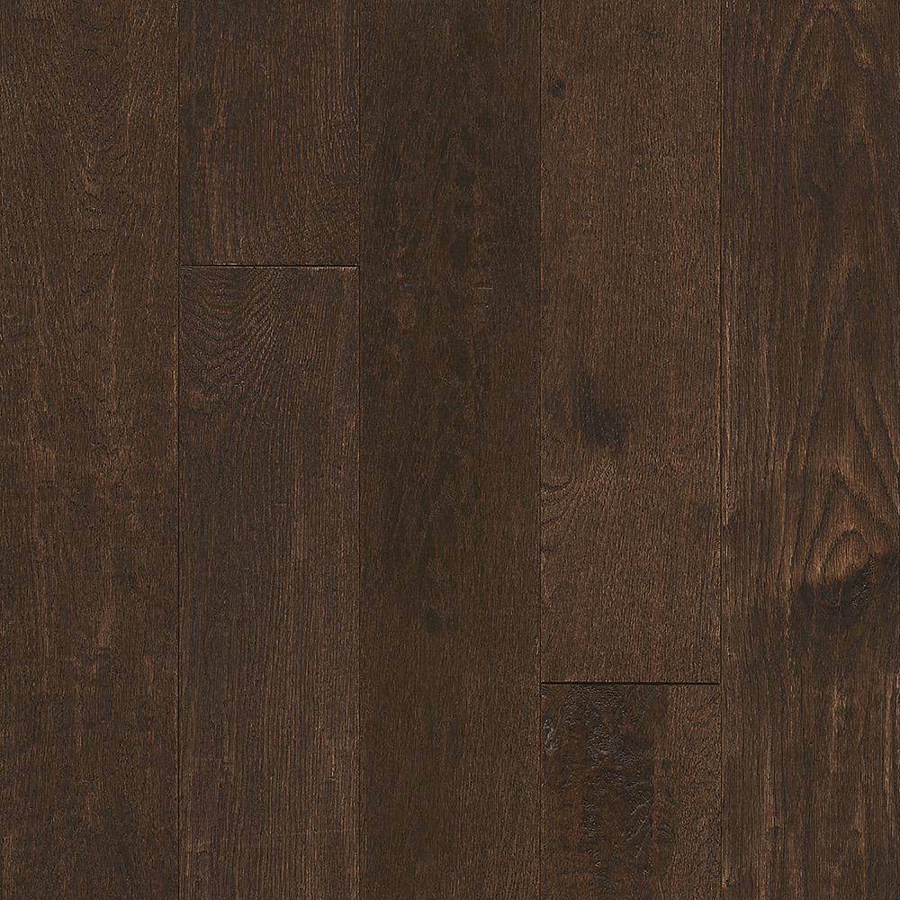 Dark Red Oak Solid Hardwood Flooring The Home Depot Revolutionary Rustics Oak Brown Harmony 3 4 In T X 5 W