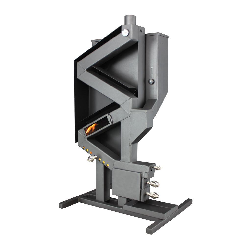 US Stove Wiseway 2,000 sq. ft. 40,000 BTU Non Electric Gravity Fed Pellet Stove by US Stove