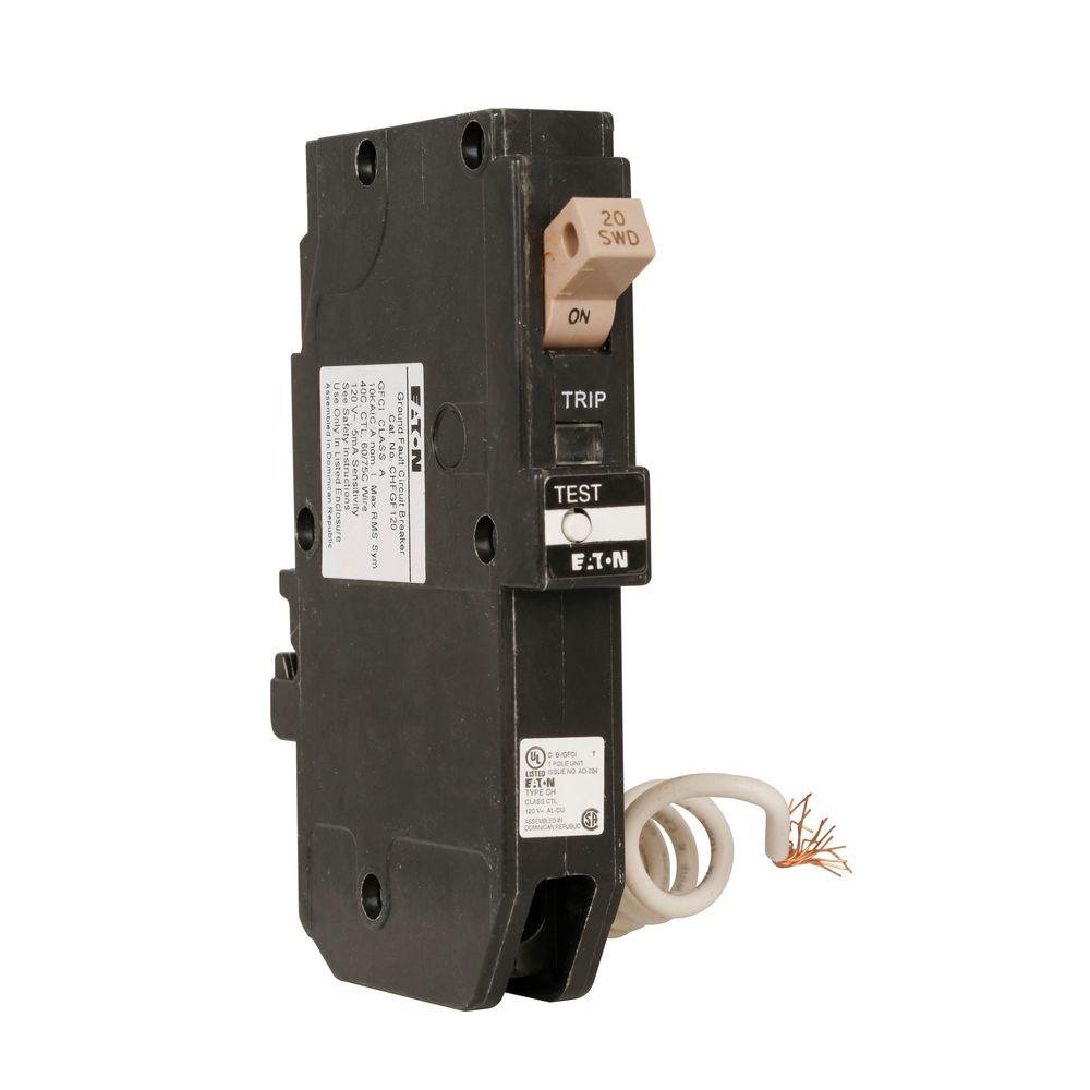 Eaton CH 20 amp Circuit Breakers Electrical Panels & Protective