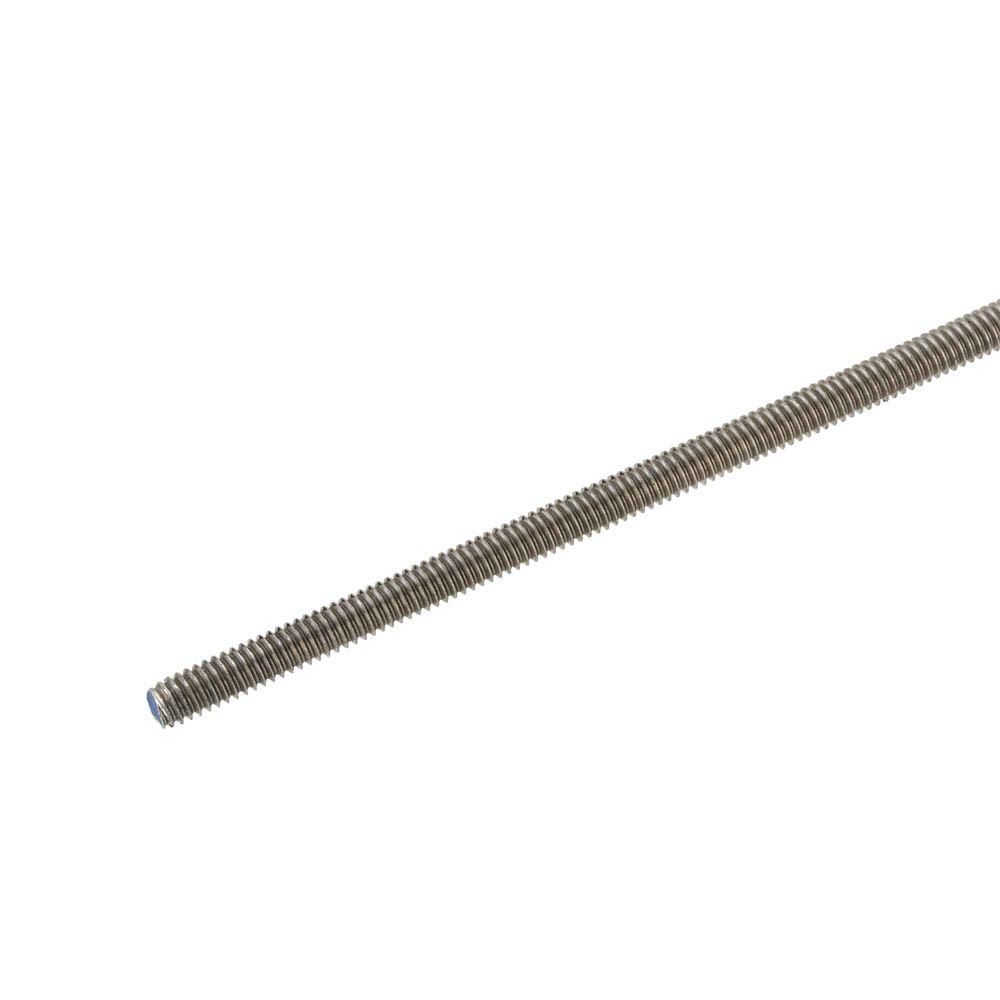 Everbilt 1/4 in.-20 tpi x 36 in. Stainless-Steel Threaded Rod-802477 1 4 Stainless Steel Rod Home Depot