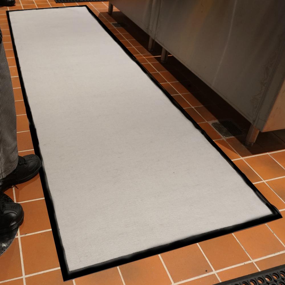 Fanmats Charcoal Gray Entrance Runner Mat 3 Ft X 10 Ft 27838