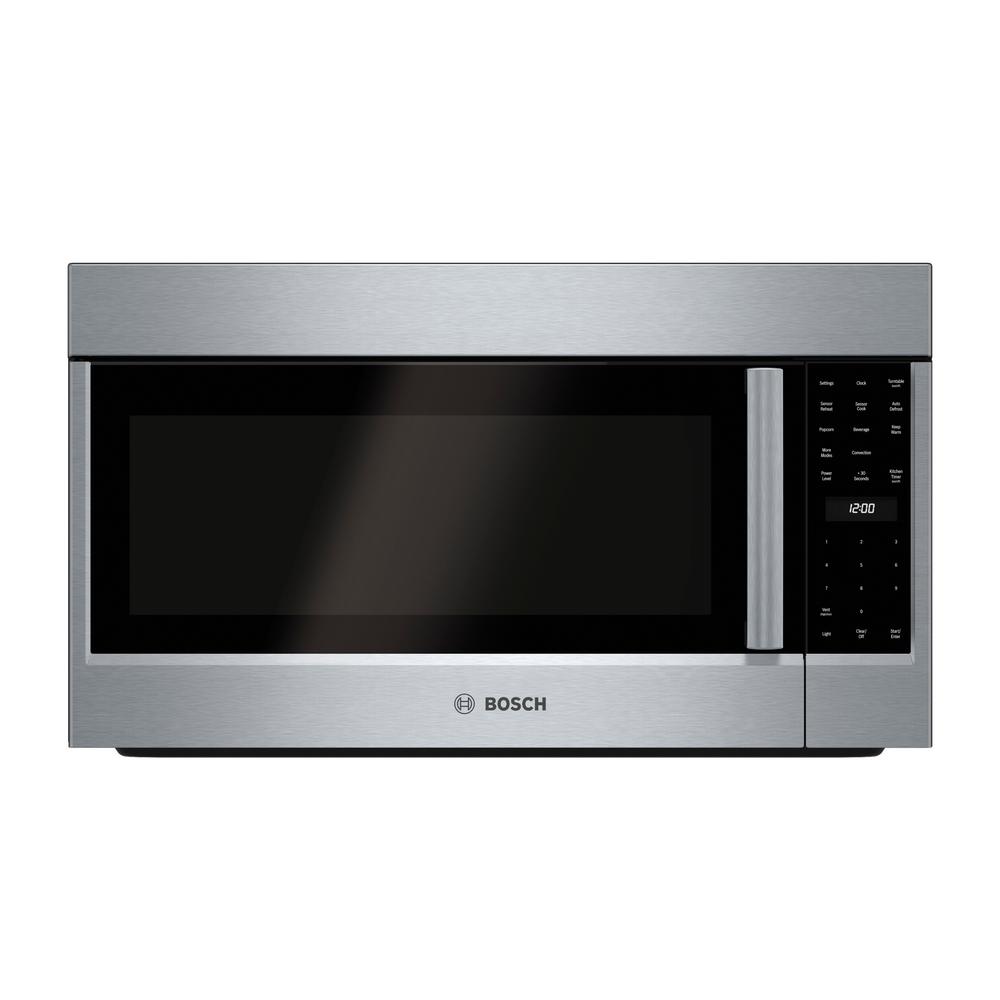 Ge 1 6 Cu Ft Over The Range Microwave In Stainless Steel Over The Range Convection Microwave In