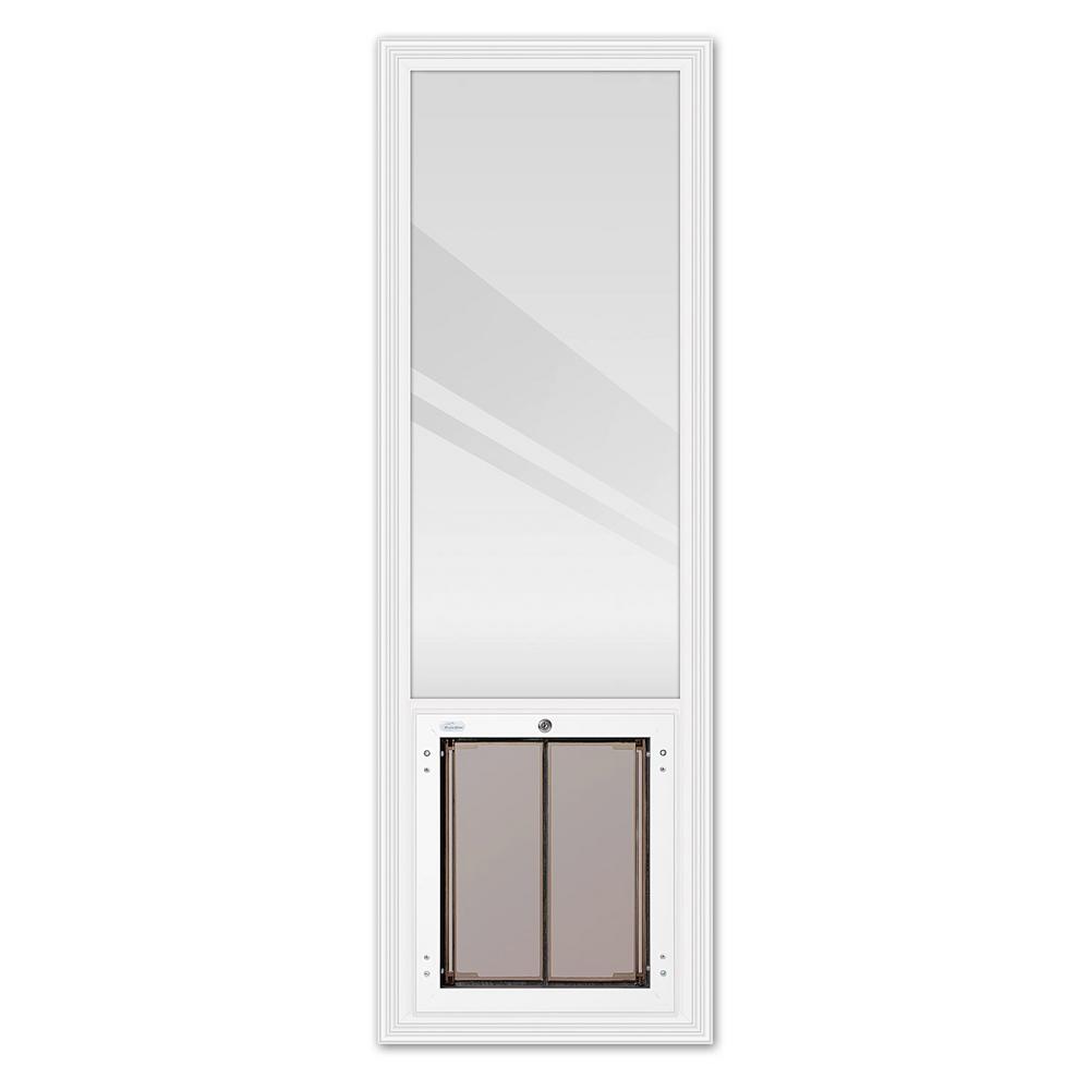 Unbranded PlexiDor Dog Door 22 in. x 66 in. Clear Glass Insert for 30