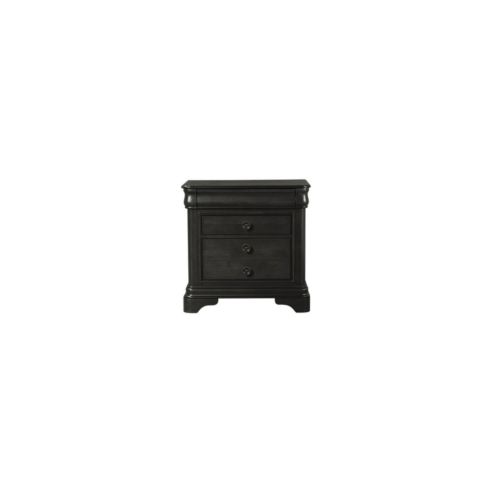 Picket House Furnishings Conley Charcoal 2 Drawer Nightstand Cm950ns The Home Depot