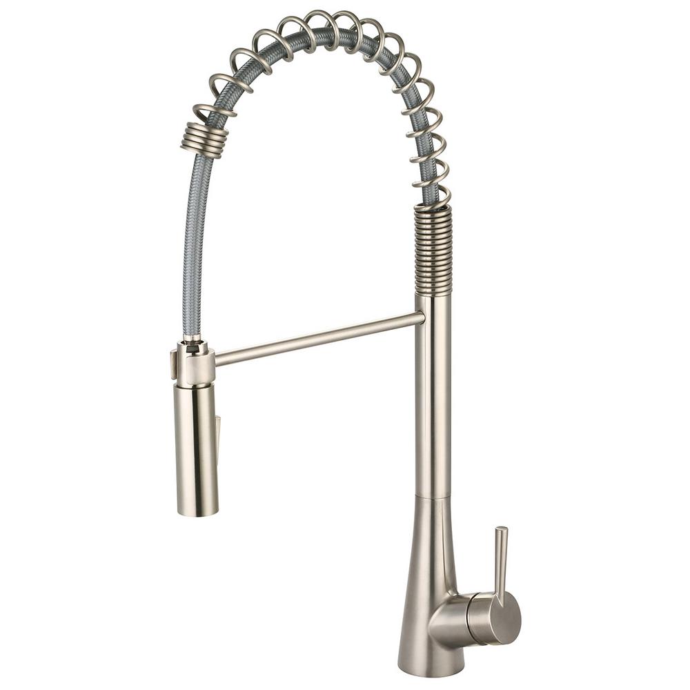 Olympia Faucets i2 Single-Handle Pull-Down Sprayer Kitchen ...