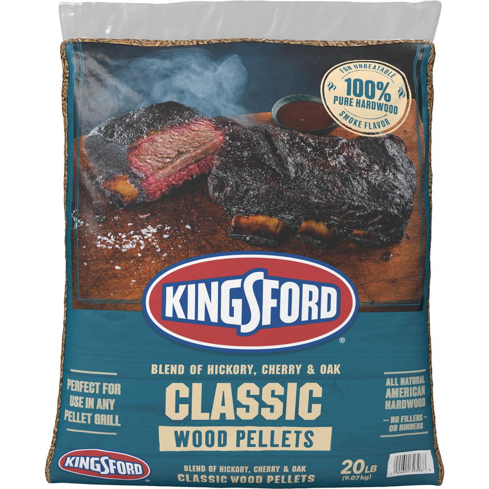 Kingsford 20 lbs. Classic Blend of Hickory, Oak and Cherry Wood Grilling Pellets4460032326