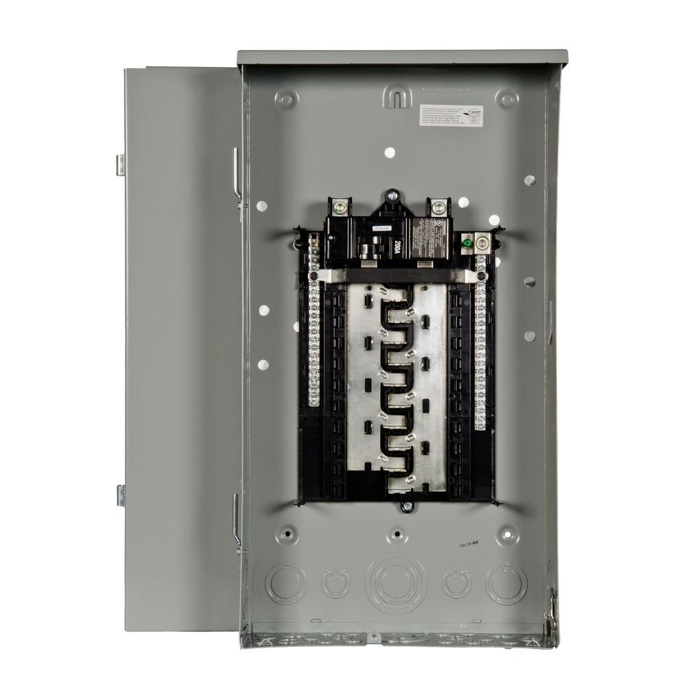 Siemens Es Series 200 Amp 20-space 40-circuit Main Breaker Outdoor Load 