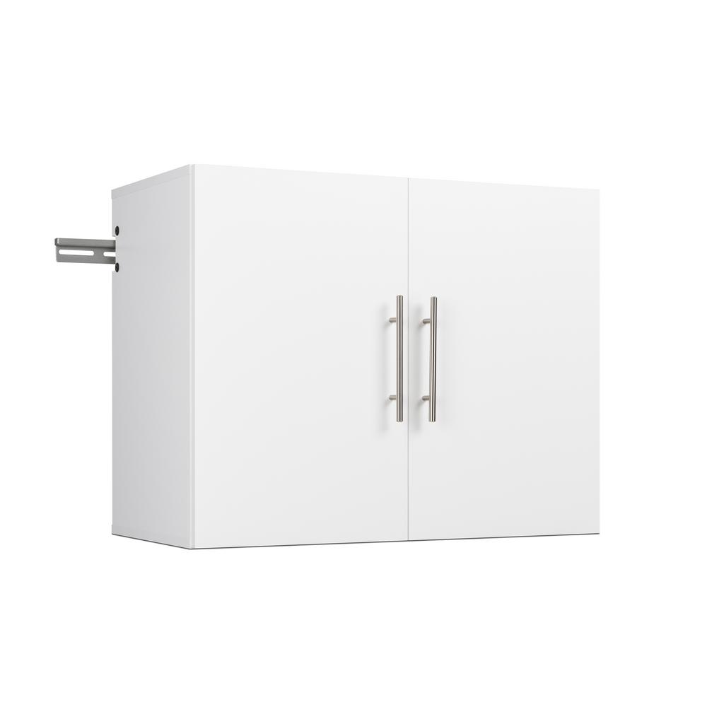 Prepac HangUps Collection 30 in. H x 24 in. W x 12 in. D White Wall Mounted Upper Storage