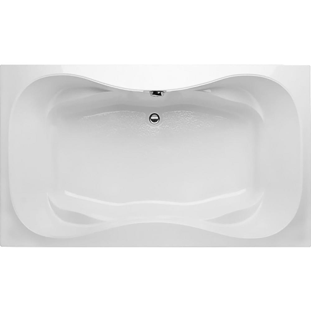Hydro Systems Studio Hourglass 6 ft. Reversible Drain Air Bath Tub in