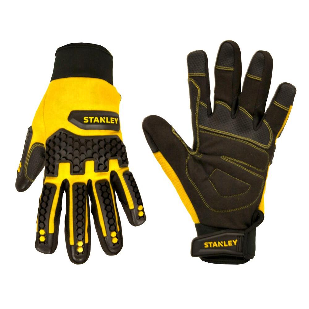 Stanley Men's Extra Large Synthetic Leather Impact Pro GlovesS77664
