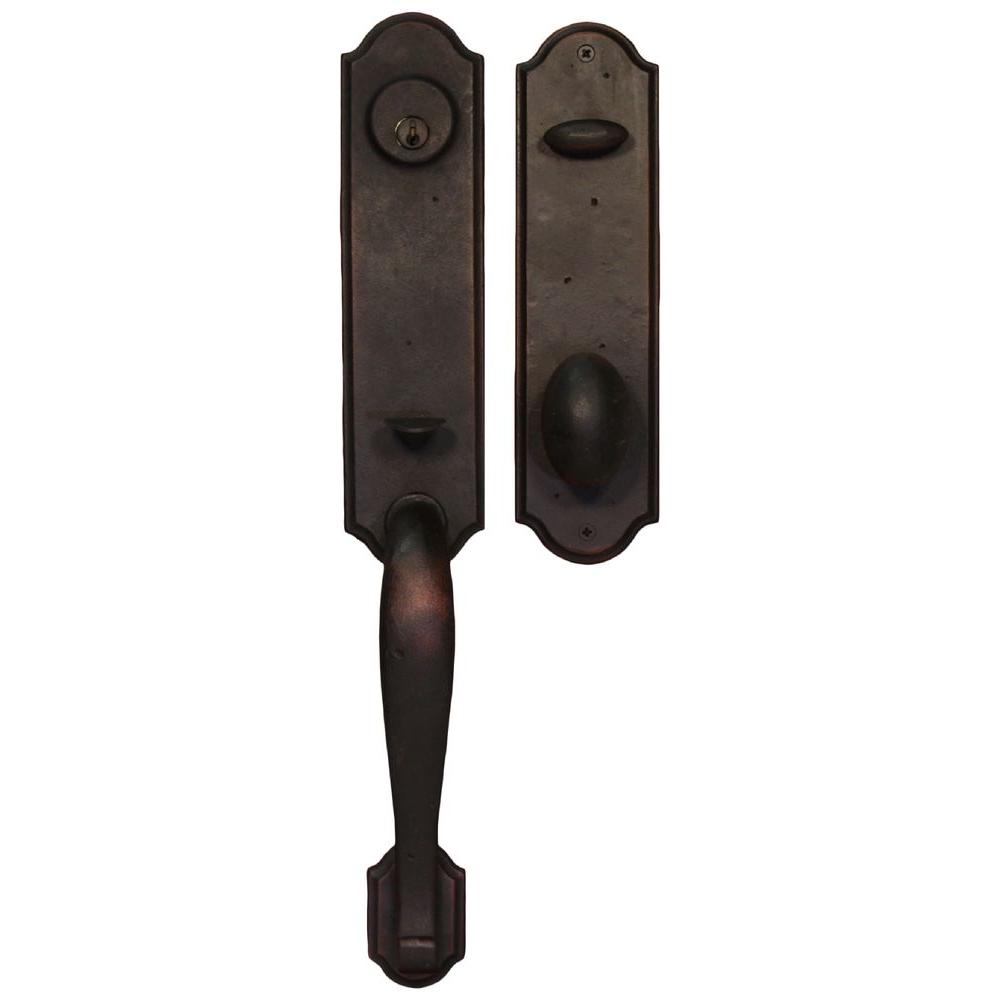 Weslock Molten Bronze Single Cylinder OilRubbed Bronze Stonebriar