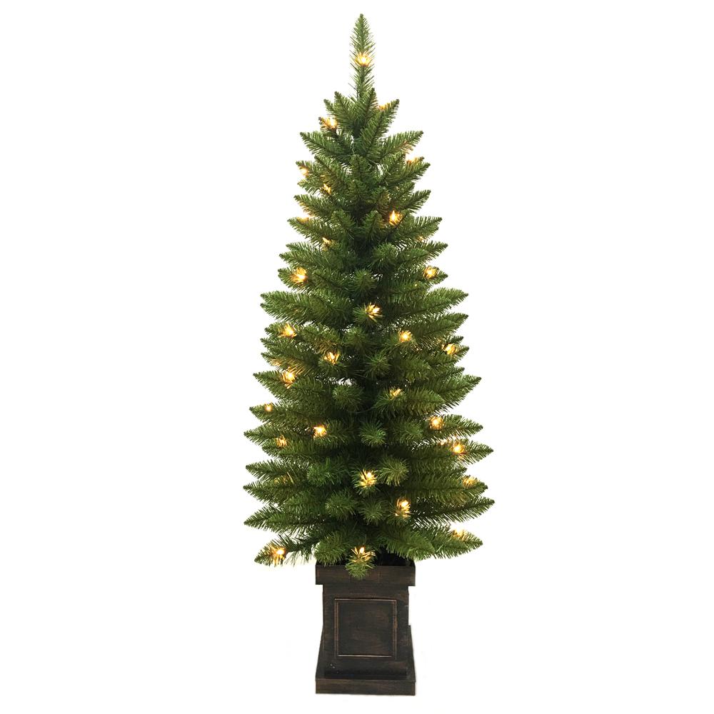 Home Accents Holiday 4 Ft Pre Lit Douglas Artificial Christmas