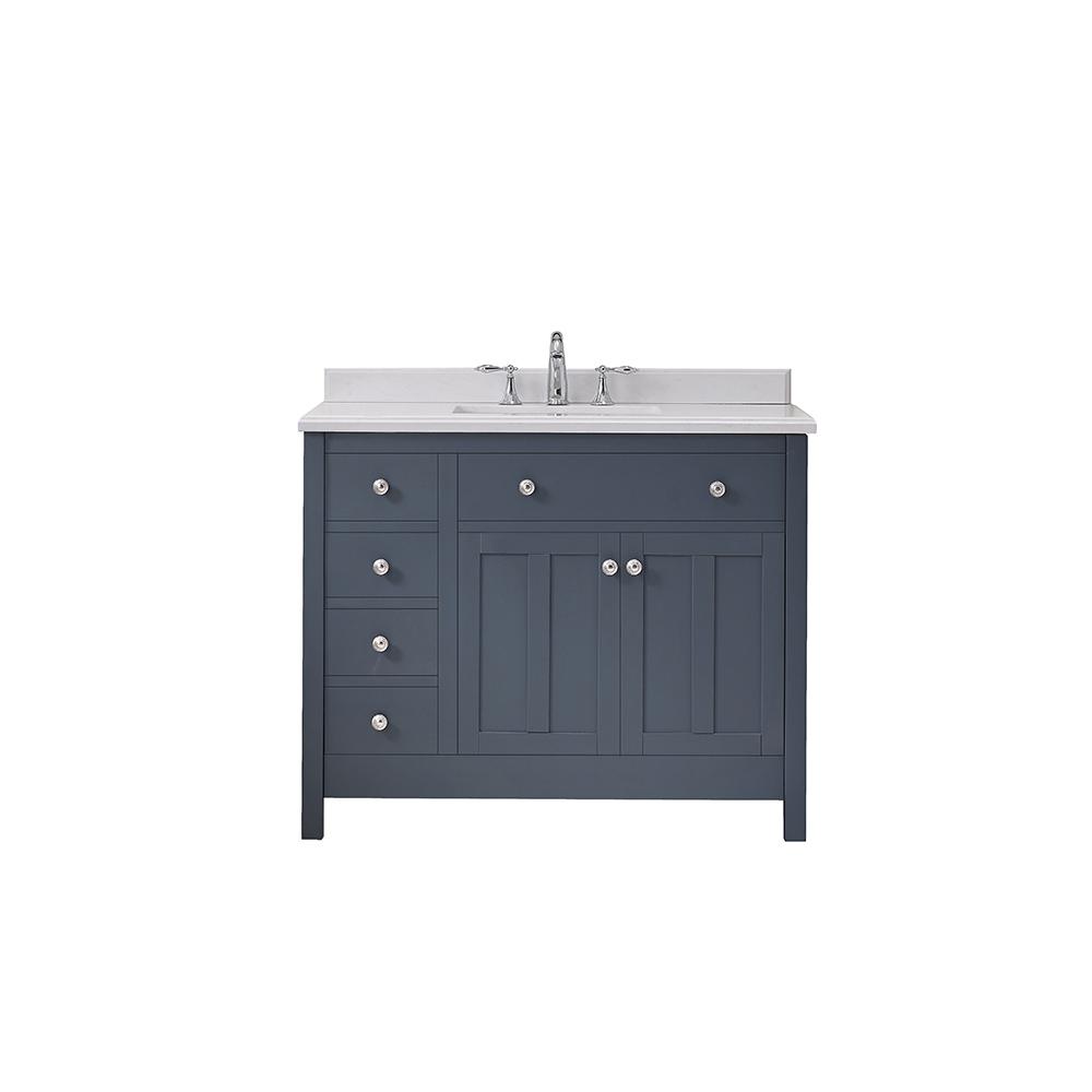 Ove Decors Cultured Marble White Bath The Home Depot D Vanity In Dark Charcoal With Cultured