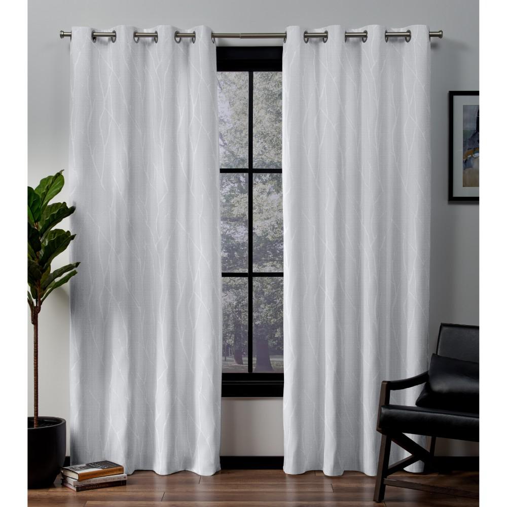 Exclusive Home Curtains Forest Hill Winter Grommet Top Curtain Pair