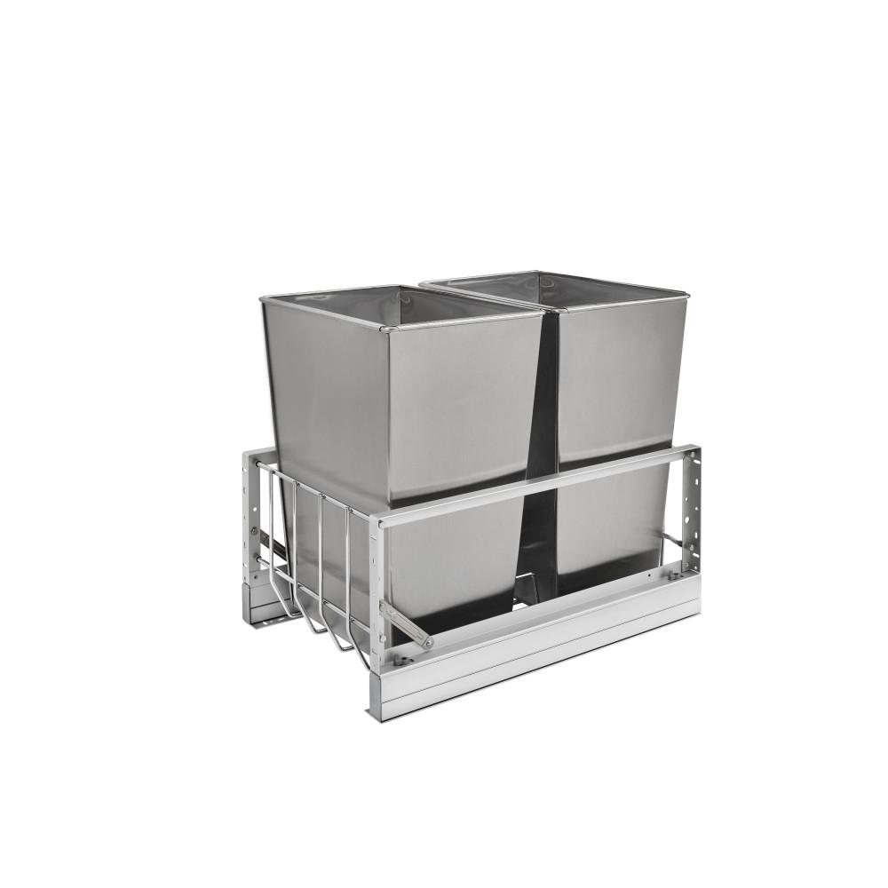 Rev A Shelf 18 813 In H X 14 W 22 125 D Double 32 Qt Rev A Shelf 18 813 In H X 14 W 22 125