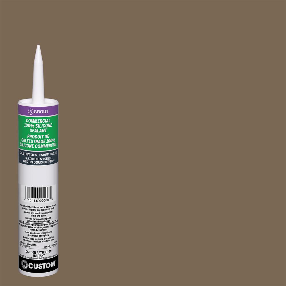 Custom Building Products Commercial 59 Saddle Brown 10 1 Oz Silicone Caulk Ccsc59 The Home Depot