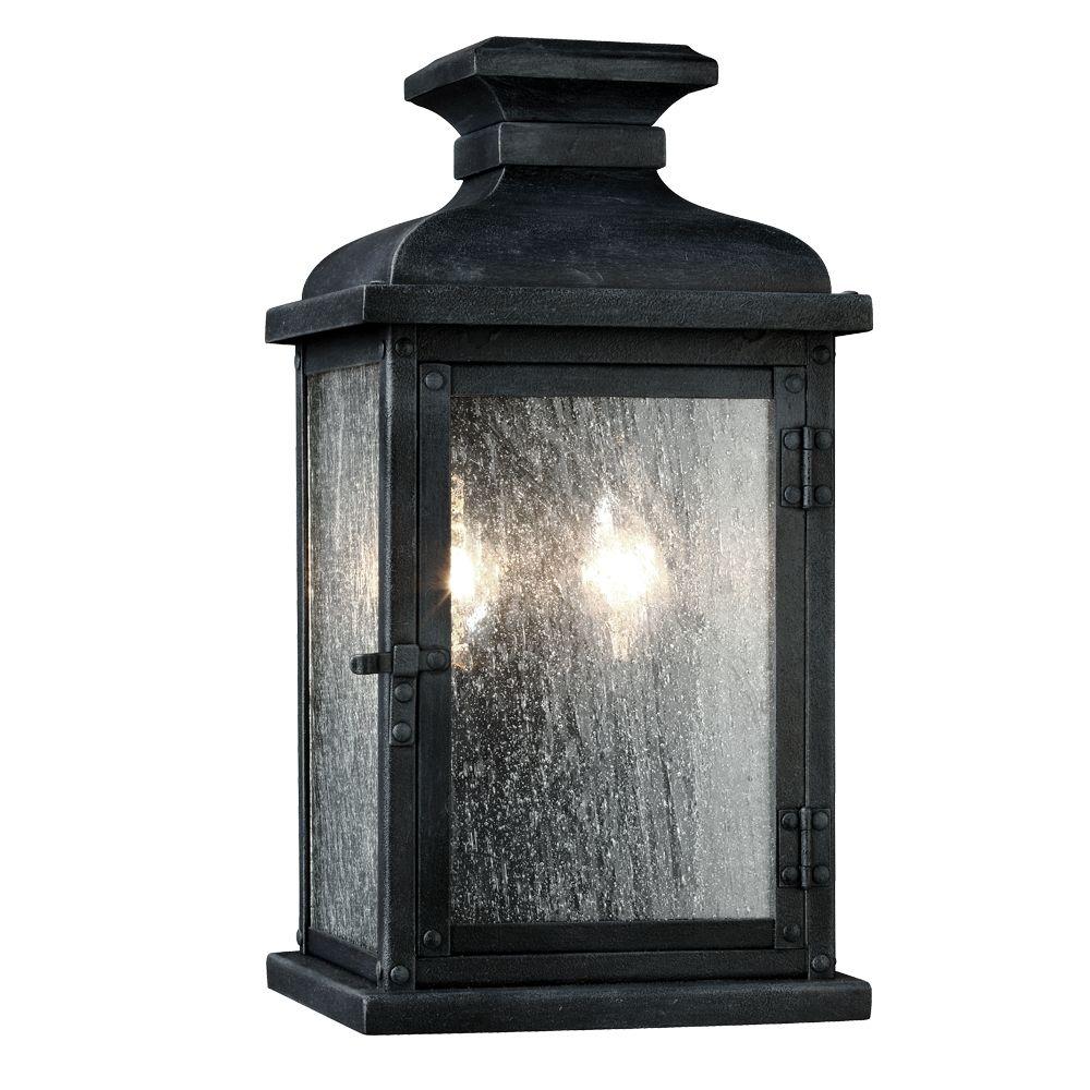 Feiss Outdoor Wall Lighting The Home Depot Pediment