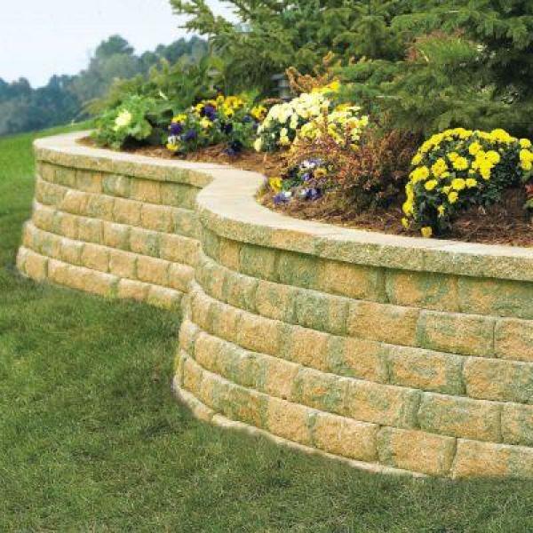 Oldcastle 4 In X 11 5 7 Prairie Blend Tan Gray Concrete Retaining Wall Block 16200320 The Home Depot - Oldcastle Retaining Wall Block Calculator Oldcastle 4 In X 11 5 7 Prairie Blend Tan Gray Concrete Retaining Wall Block 16200320 The Home Depot - Oldcastle Retaining Wall Block Calculator