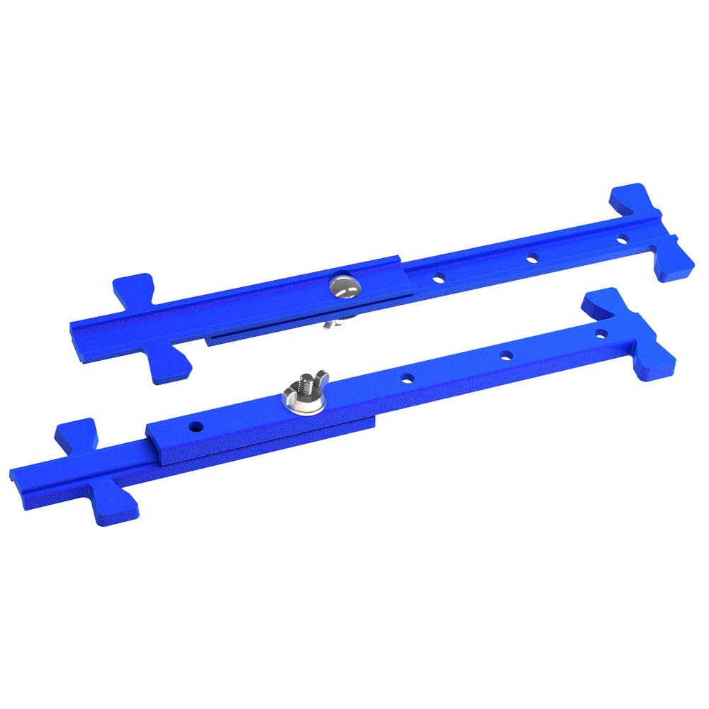 Bon Tool 4 in. to 12 in. Cast Aluminum Adjustable Mason Line Stretchers (Pair)