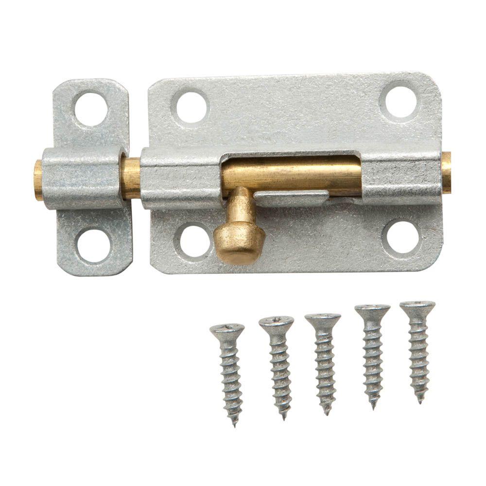 Everbilt 21/2 in. Galvanized Barrel Bolt15271 The Home Depot