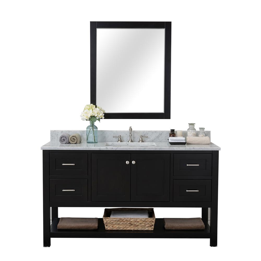 Alya Bath Wilmington 60 In W X 34 2 H 22 D Vanity Alya Bath Wilmington 60 In W X 34 2 H 22