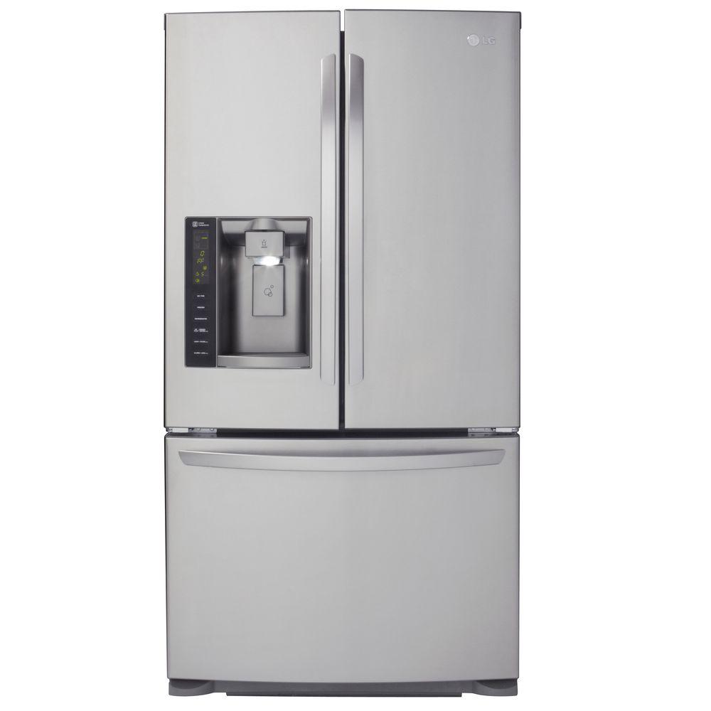  LG  Electronics 24 1 cu ft French  Door  Refrigerator  in 