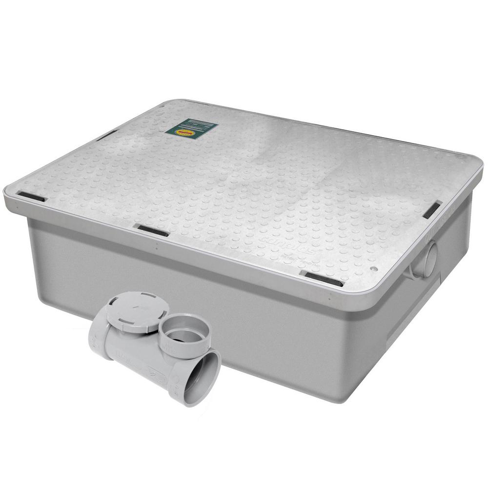 CANPLAS Endura Grease Interceptor 25 GPM 27 75 In L Low Profile Grease