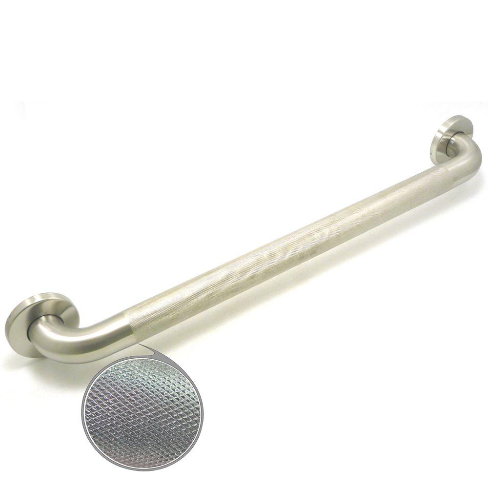 WingIts Premium Series 48 in. x 1.5 in. Diamond Knurled Grab Bar in