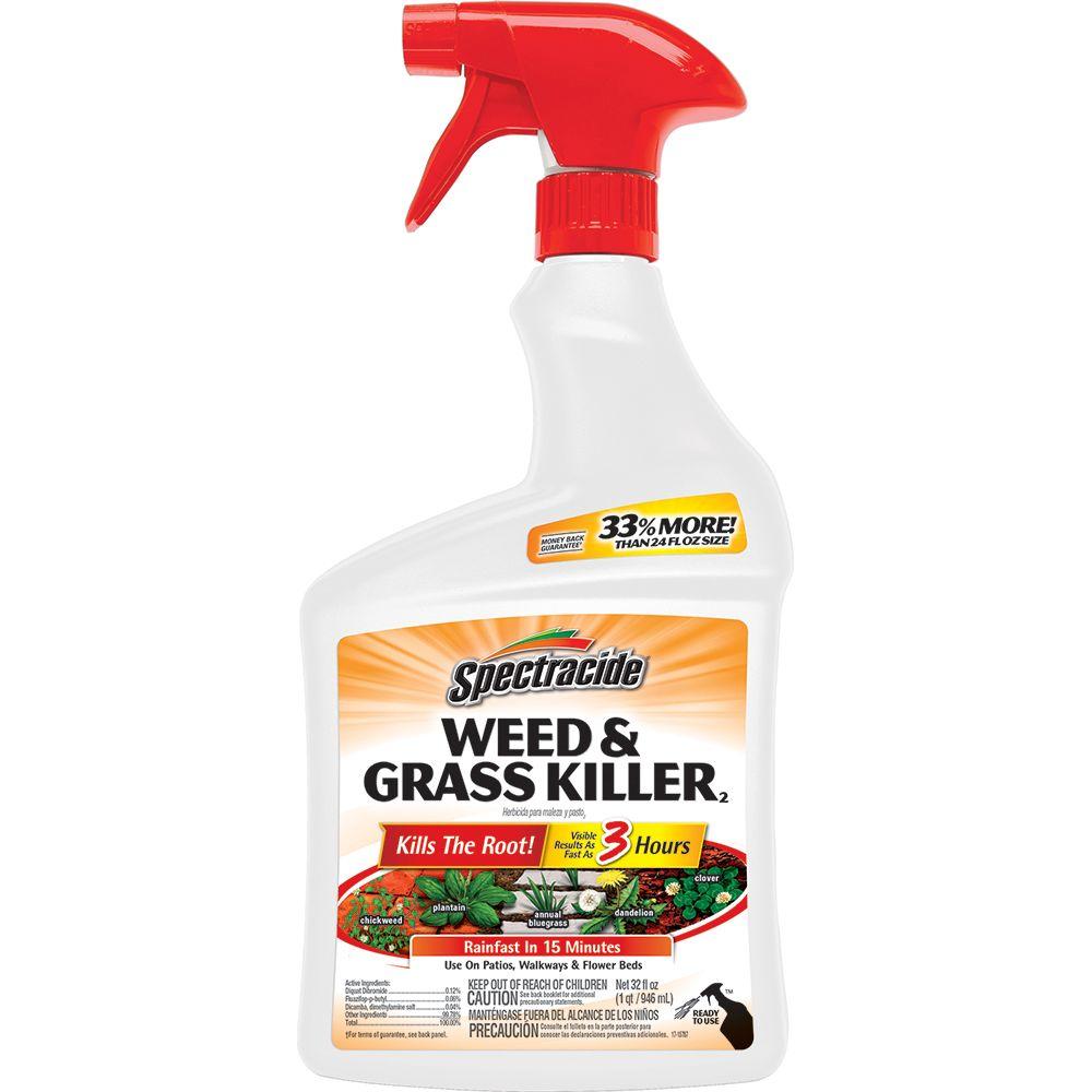 Weed Grass Killer Pump Spray Outdoor Lawn Herbicide Ready To Use   Spectracide Weed Grass Killer Hg 96428 1 64 1000 