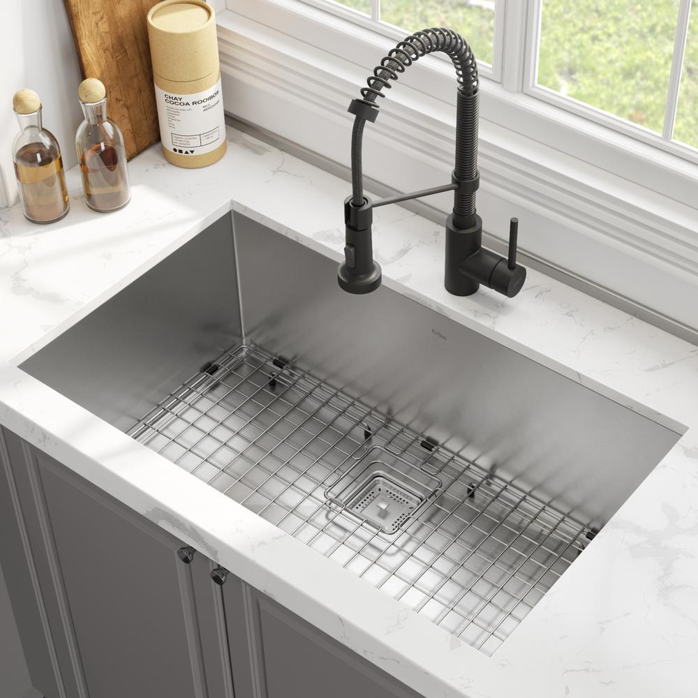 Pax 28 29 Inch Single Bowl All In One Kitchen Sink Sets By Kraus