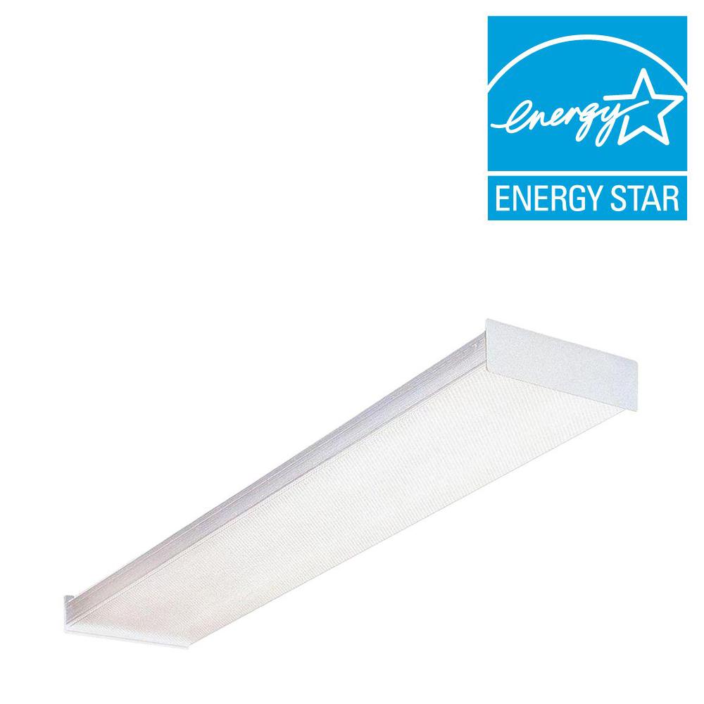 Lithonia Lighting Sb 2 32 120 Gesb 4 Ft Wraparound Fluorescent Ceiling Fixture Lithonia Lighting Sb 2 32 120 Gesb 4 Ft Wraparound Fluorescent Ceiling Fixture