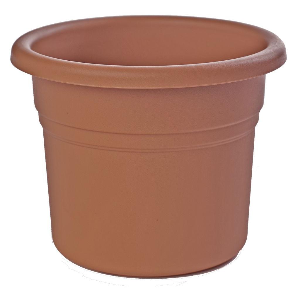 Bloem 10 in. Terra Cotta Posy Plastic PlanterPP1046 The Home Depot