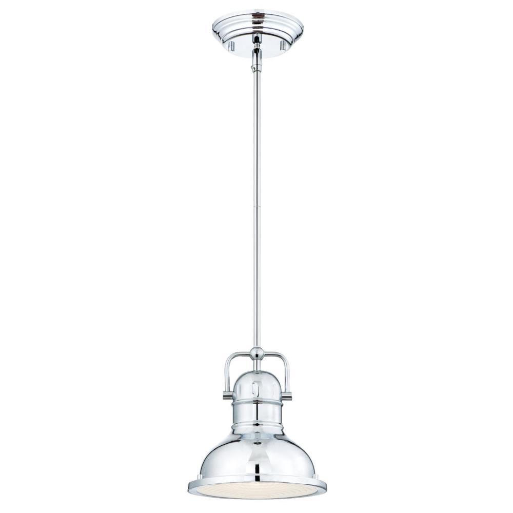 Westinghouse Boswell 1 Light Chrome Pendant With Led Bulb 63085b Boswell 1 Light Chrome Pendant With Led Bulb